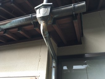半円型の雨樋