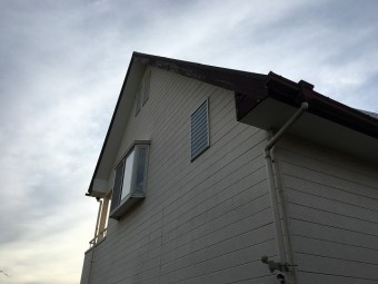 北橘町のお客様邸(家の裏側)