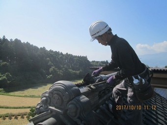 家紋取付け