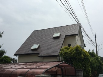天窓が付いている住居
