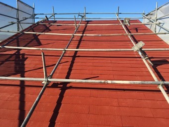 塗装が終わった前橋市のお客様艇