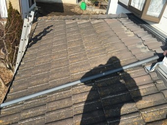 屋根の上を通る這樋
