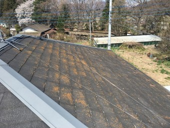 年数が経ったスレート屋根
