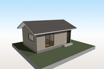 ポピュラーな形状の三角屋根