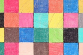色んな色がある積み木