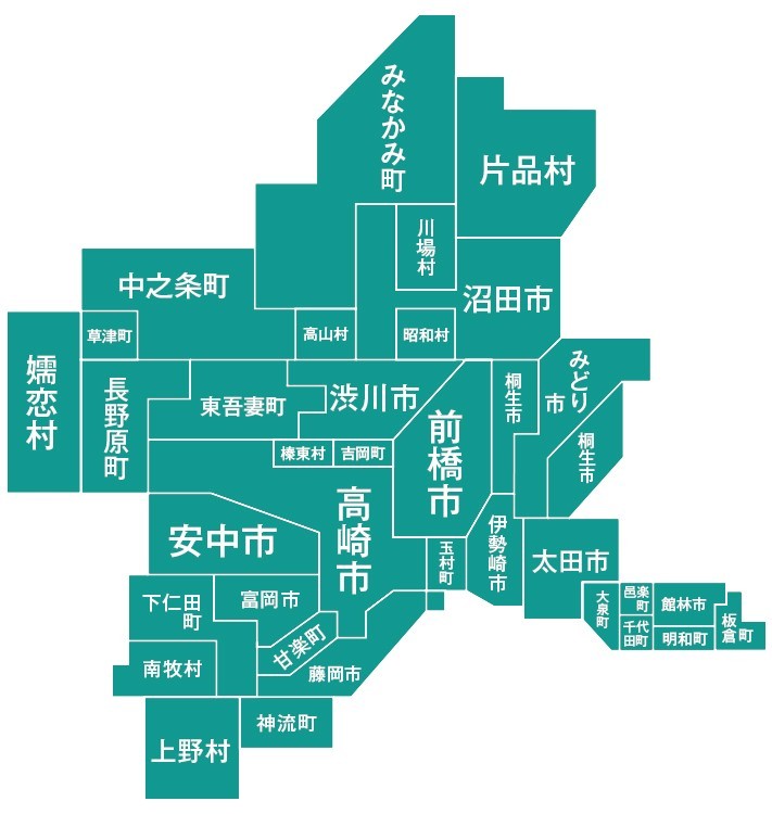 群馬県地図